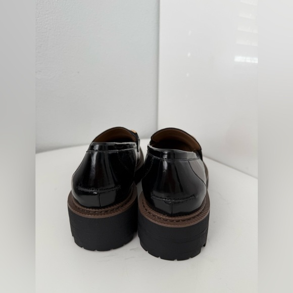 NWOT Sam Edelman Laurs Shiny Black Loafers size 91/2 - Picture 7 of 9